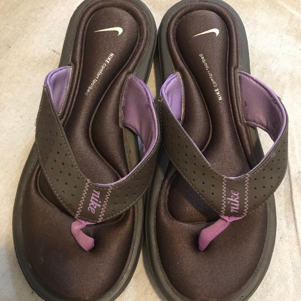 COPY - Nike Comfort Footbed Thong Flip Flops Sand…